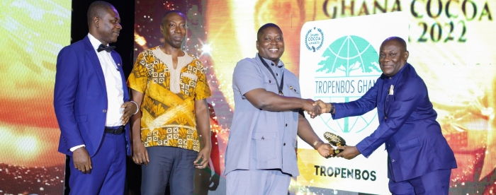 Tropenbos Ghana receives the prestigious ‘Change Agent of the Year’ award
