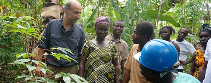 EU Team visits reforestation activities at Supon Forest Reserve, Ghana